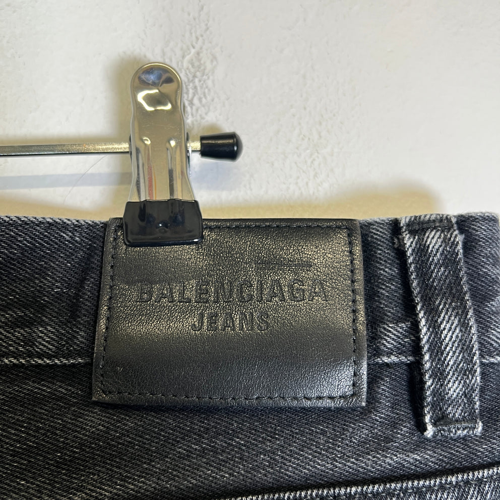 Balenciaga FW22 Lost Tape Flare Denim Jeans
