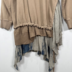 Diesel Beige Cinched Crewneck Size M