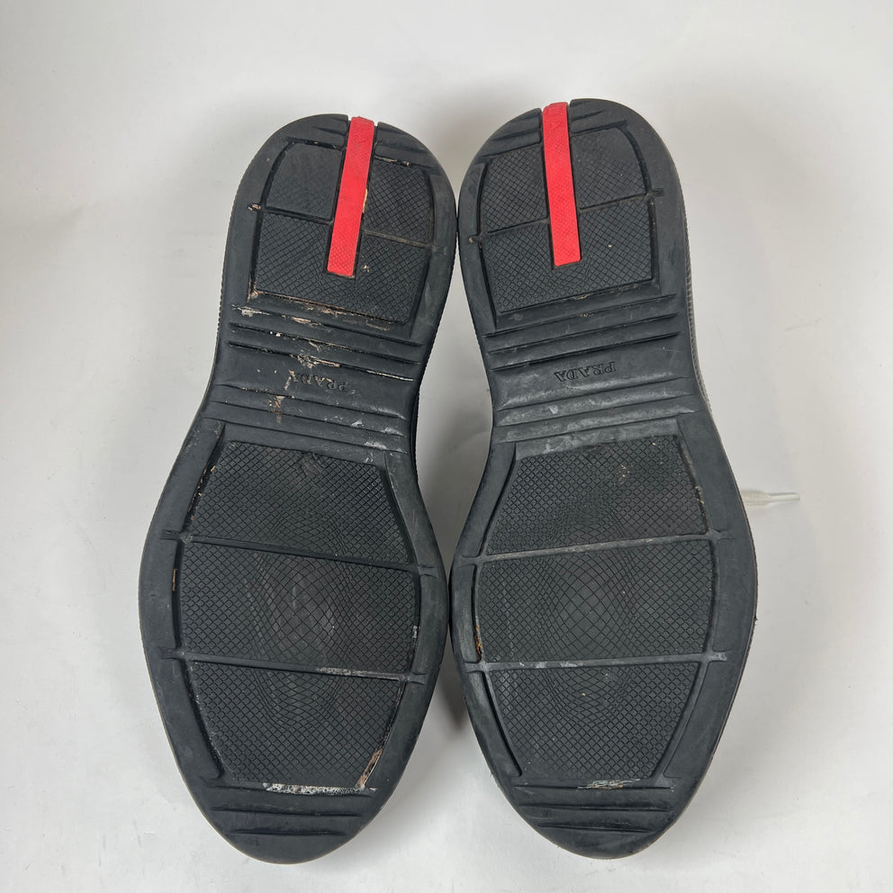 Prada Black Rubber America Cups Size 42
