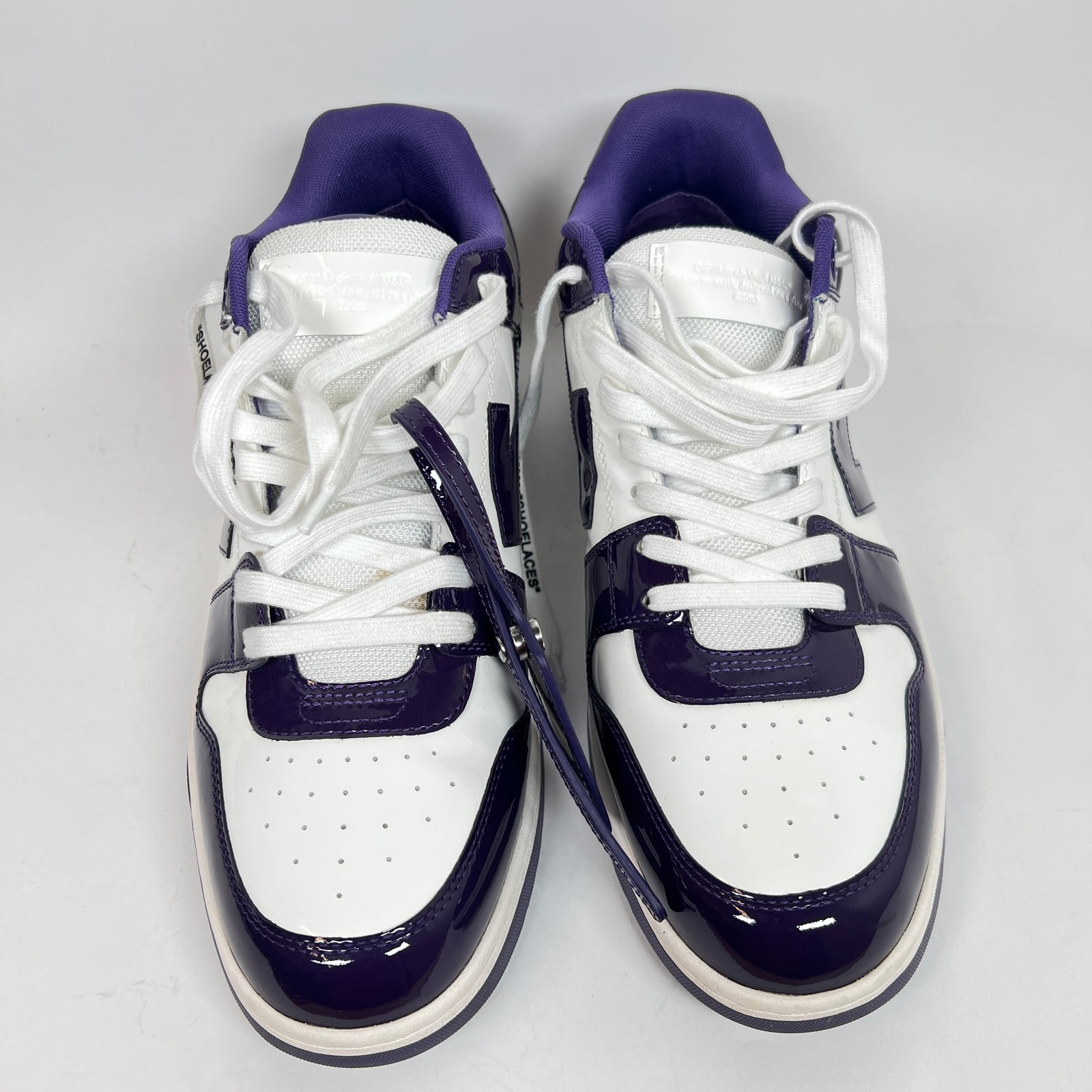 Off White Purple Out The Office Sneaker Size 46