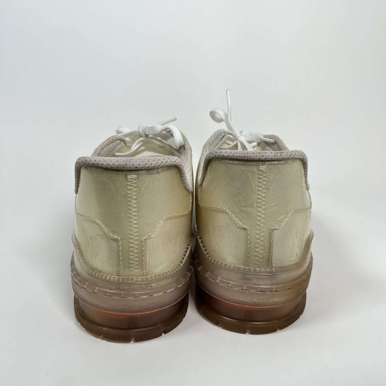 Louis Vuitton White Transparent Trainers LV 10