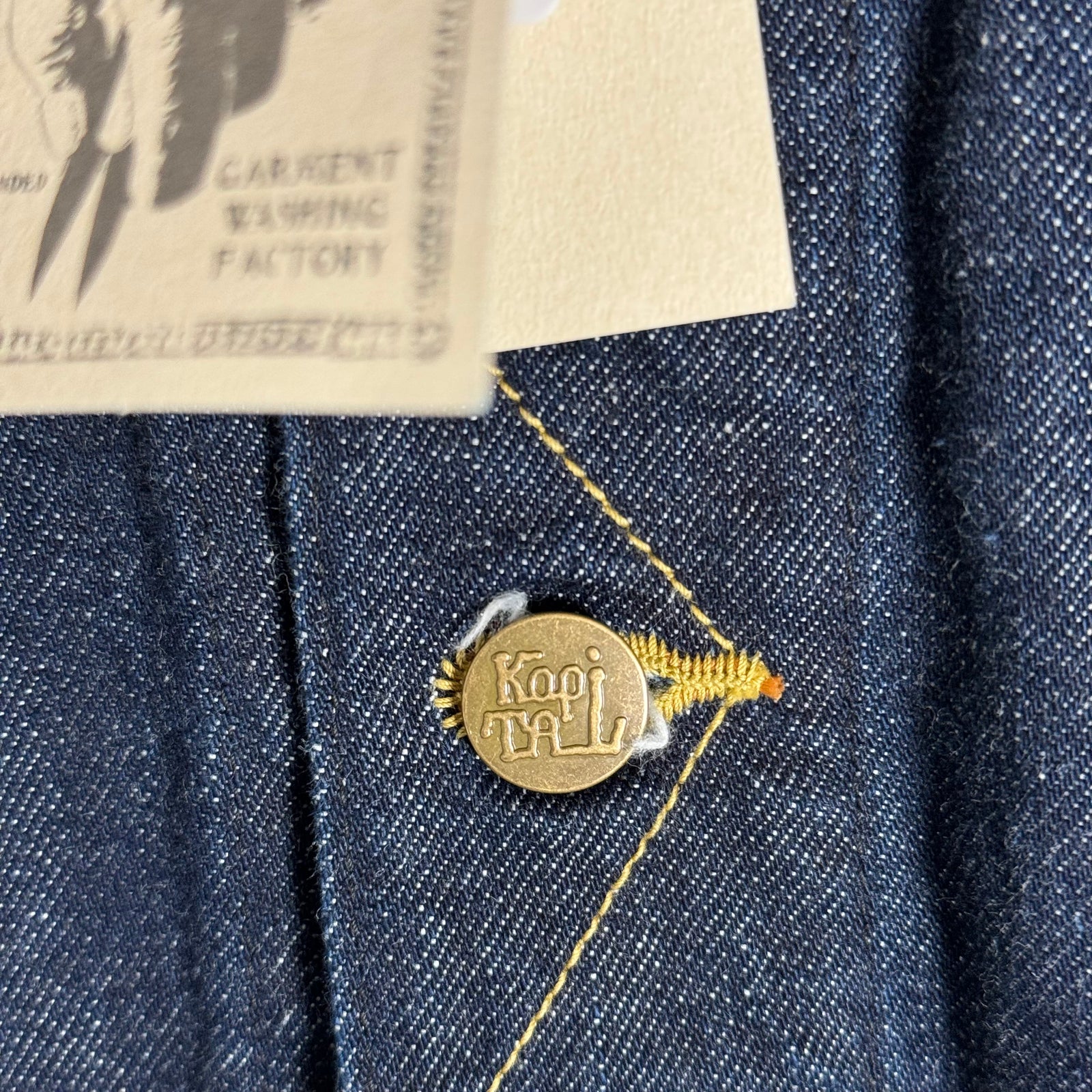 Kapital 11.5oz Denim Mexican Tuxedo Jacket Size 44