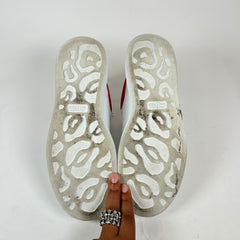 Alexander McQueen White/Red Sneaker Size 40.5
