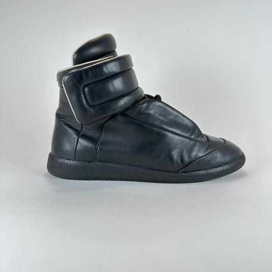Maison Margiela Re-Edition Black Leather Hightop Futures