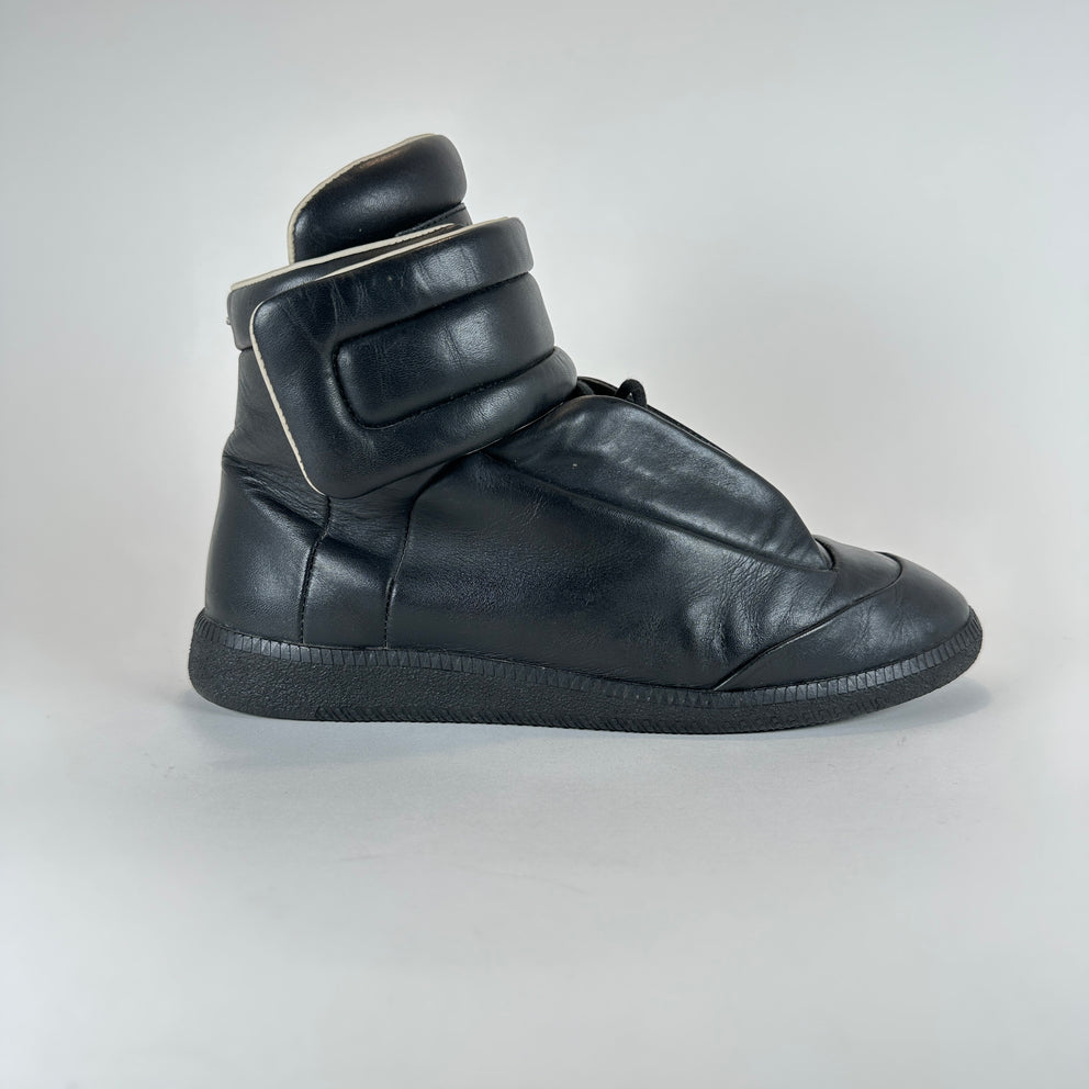 Maison Margiela Re-Edition Black Leather Hightop Futures