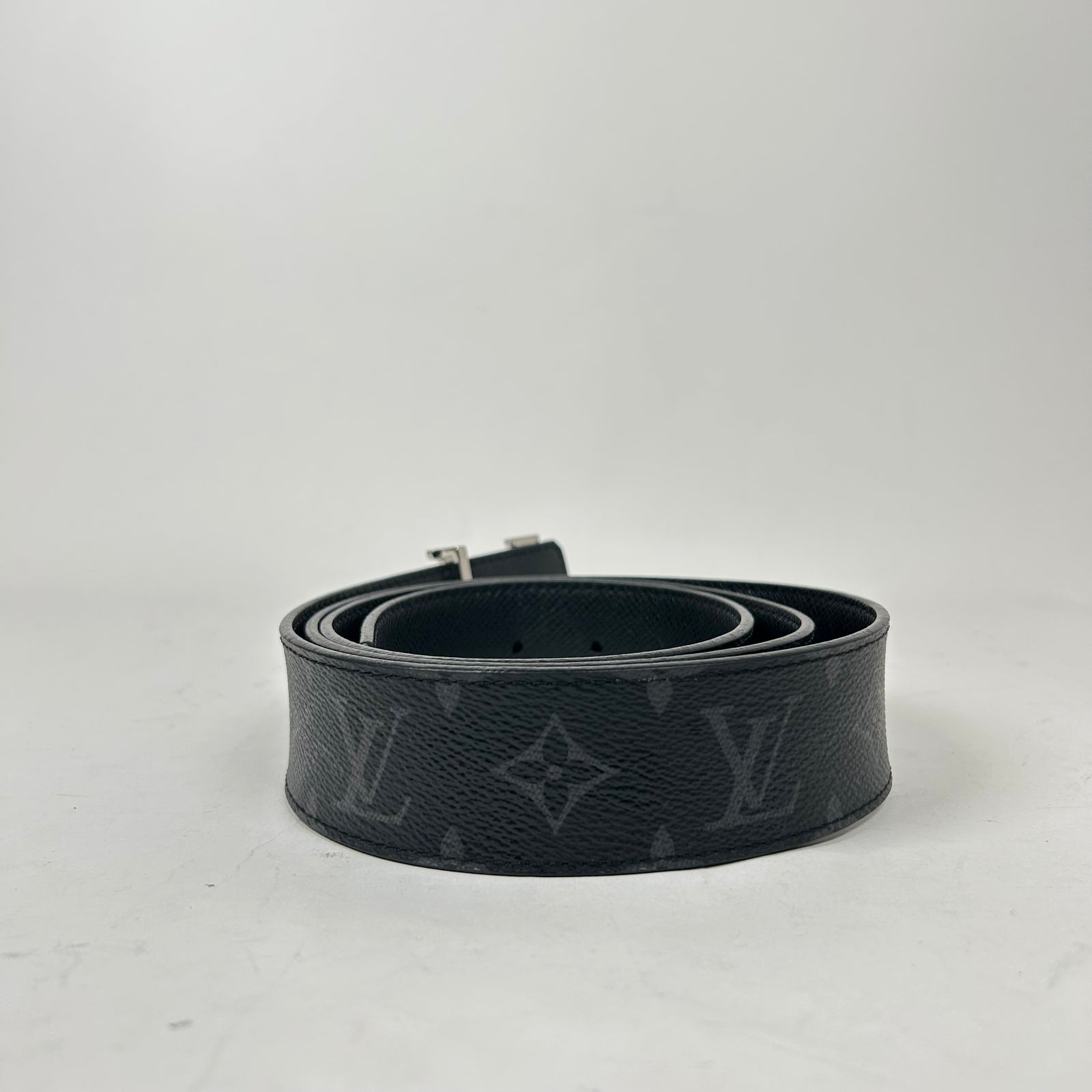 Louis Vuitton Black Monogram Belt Size 110