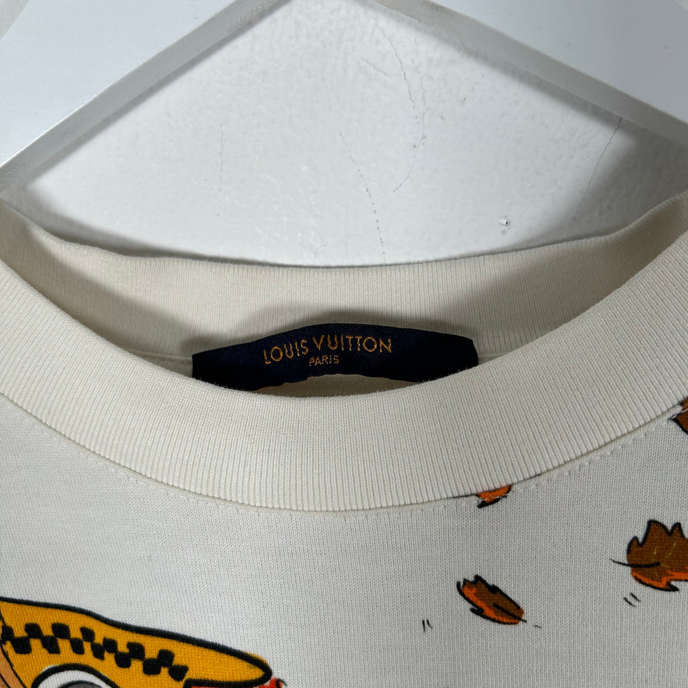 Louis Vuitton FW19 'New Walkers' Graphic T-Shirt Size M