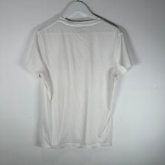 Balmain Logo Graphic White T-Shirt Size M