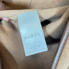 Louis Vuitton Brown Long Belted Cashmere Wrap Coat Size 36