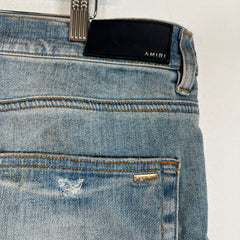 Amiri Lightwash Art Patch Jeans Size 36