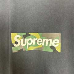 Supreme Navy Camo Box Logo Tee Size M