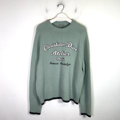 Dior Alterier Logo Embroidered Knit Sweater