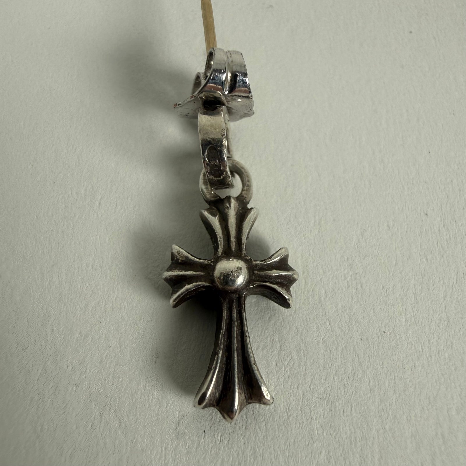 Chrome Hearts Pave Diamond .925 Baby Fat Earring