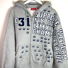 Supreme League Champs Zip-Up Hoodie