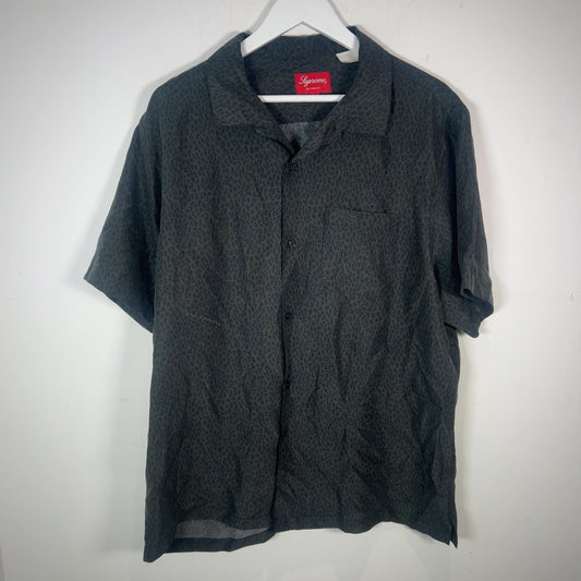 Supreme Silk Leopard Print T-Shirt
