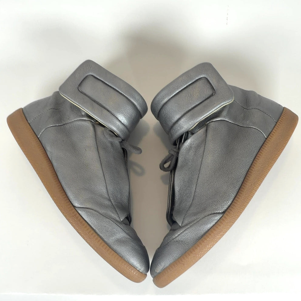Maison Margiela Silver Gumsole Futures Hightop Sneakers