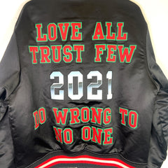 Supreme x Mitchell & Ness SS21 Satin Varsity Jacket
