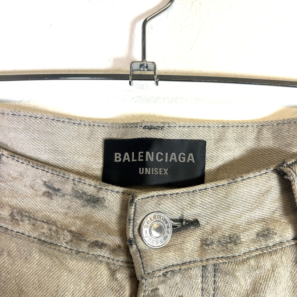 Balenciaga SS23 Super Destroyed Baggy Denim Jeans