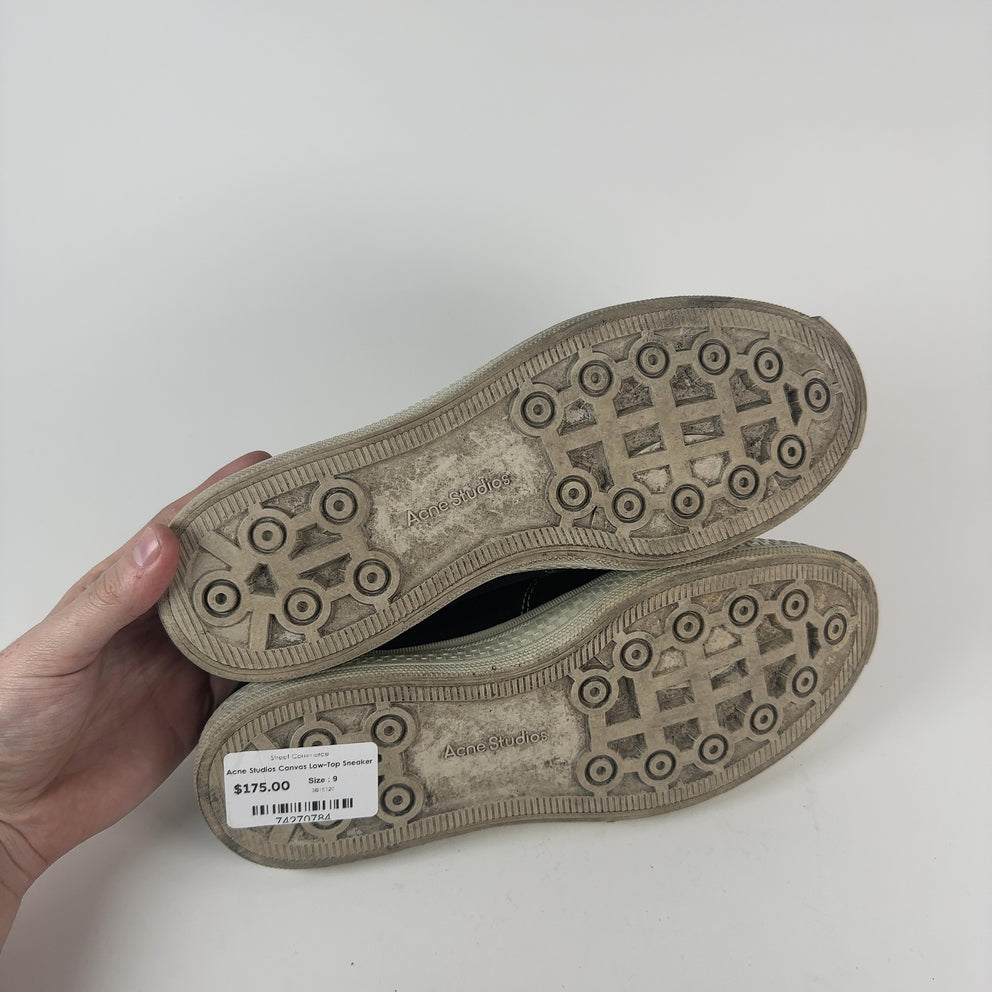 Acne Studios Canvas Low-Top Sneaker