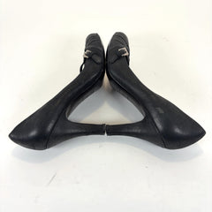 Prada Black Cutout Heels