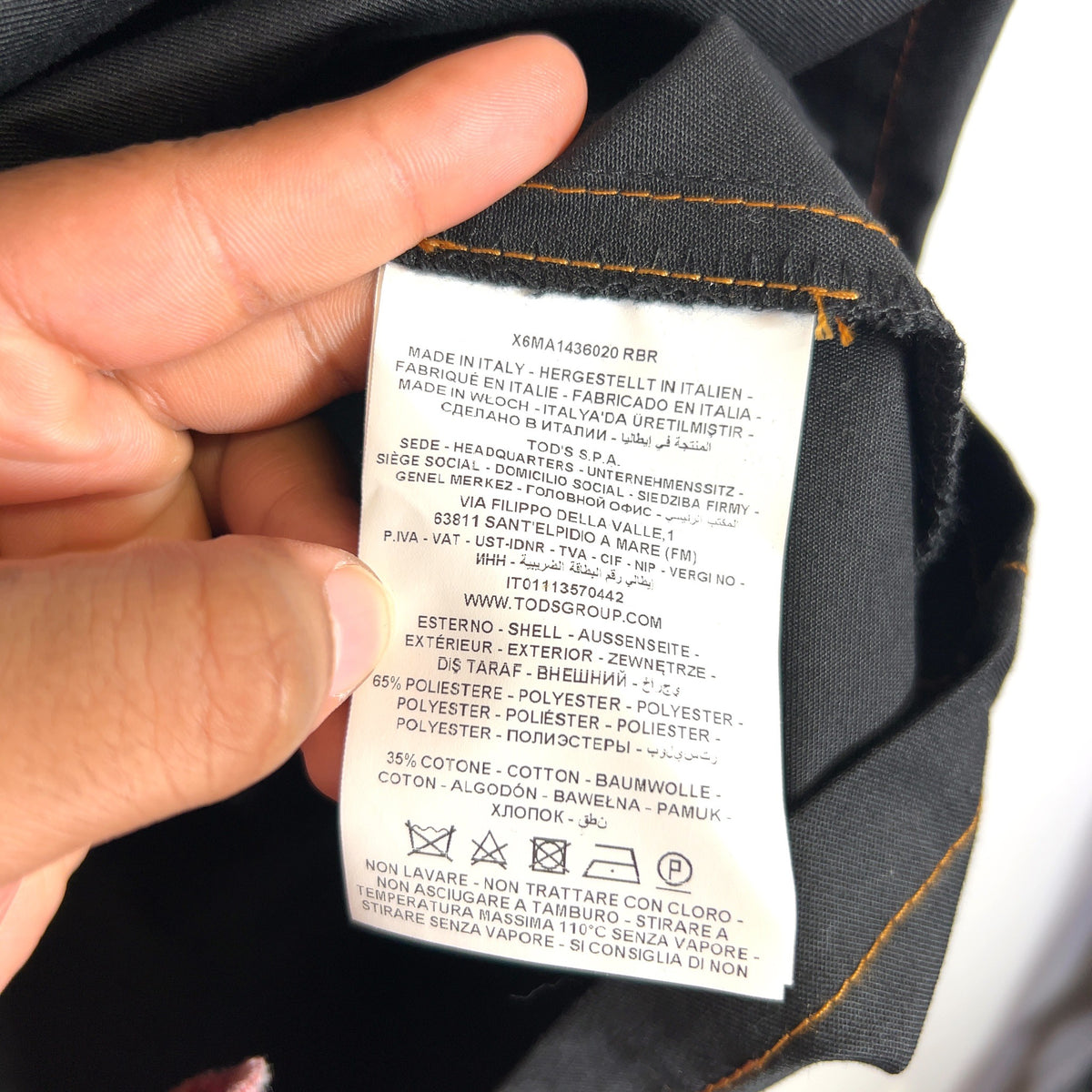 Tods Contrast Stich Utility Shirt