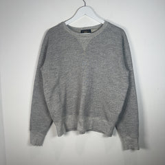 RRL Grey French Terry Crewneck
