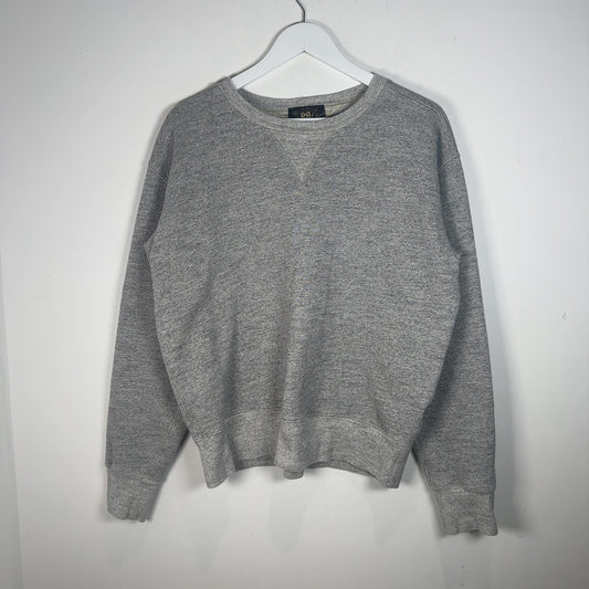 RRL Grey French Terry Crewneck