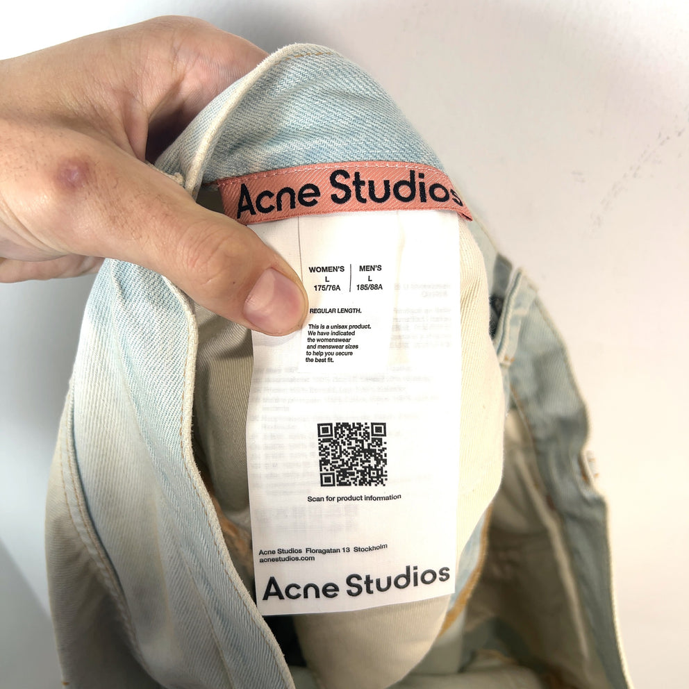 Acne Studios 2023 Fit Shore Break Denim Jeans
