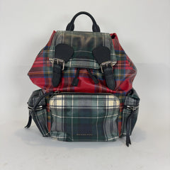 Burberry Tartan Patchwork Backpack