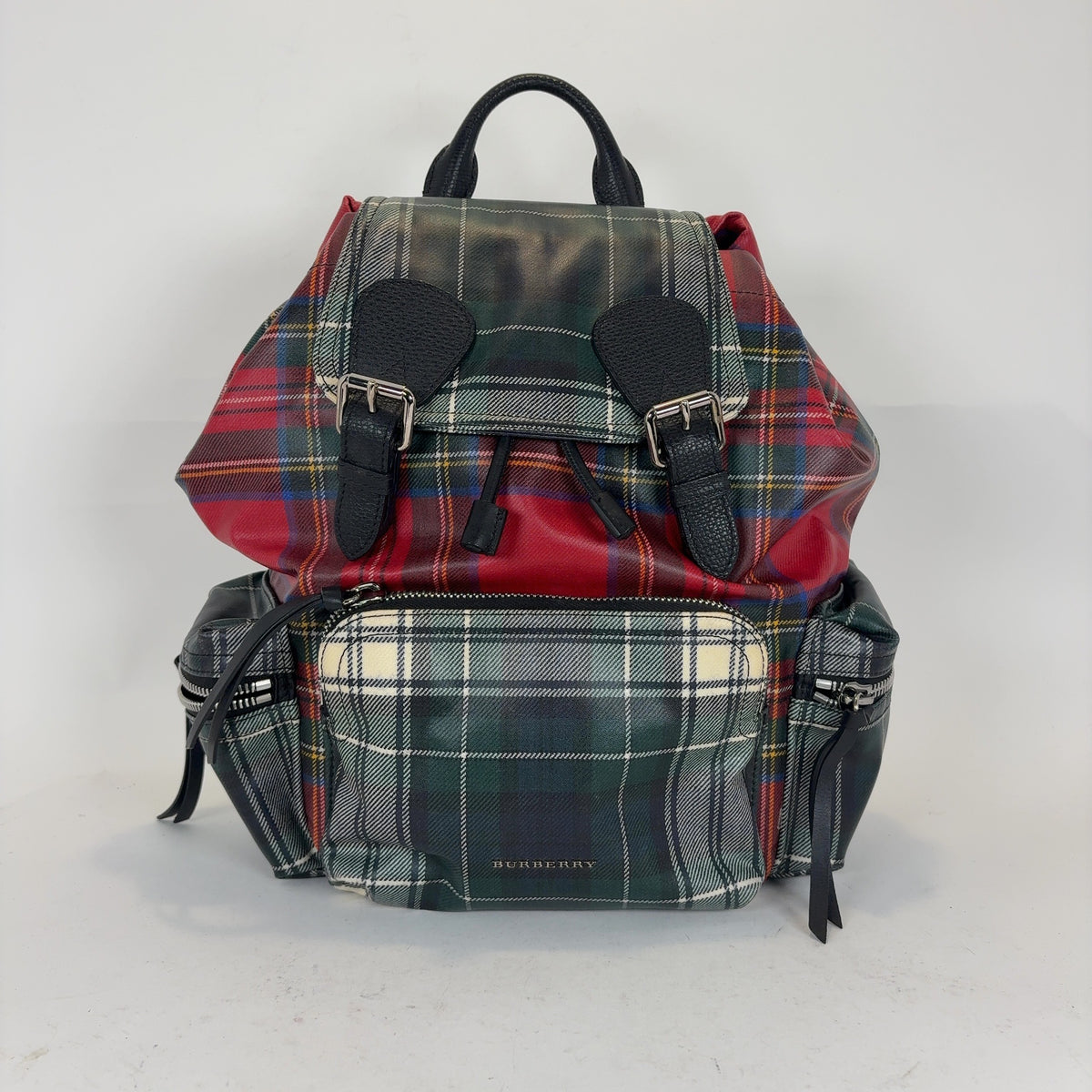 Burberry Tartan Patchwork Backpack