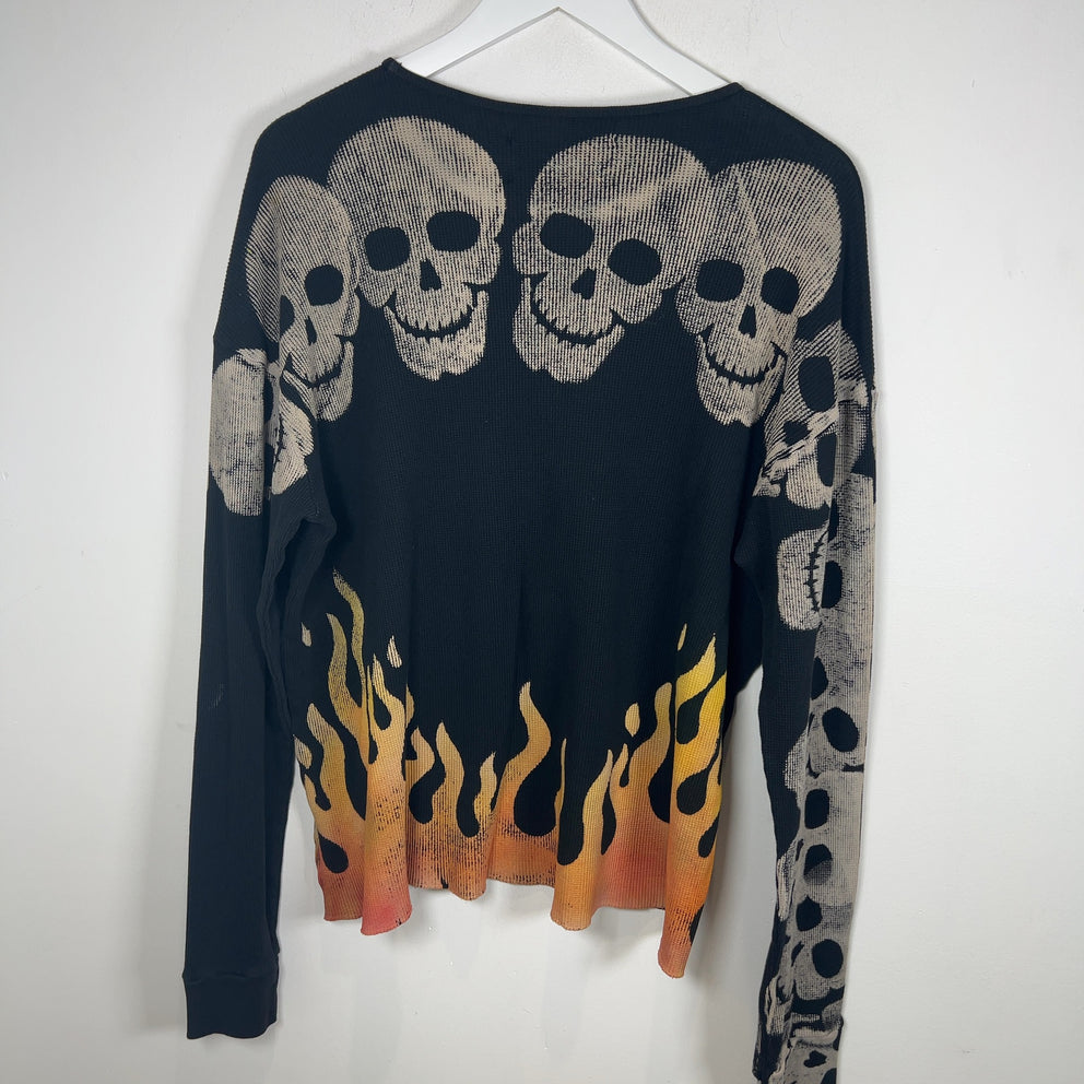 Satoshi Nakamoto Lost Boy Black Thermal Longsleeve