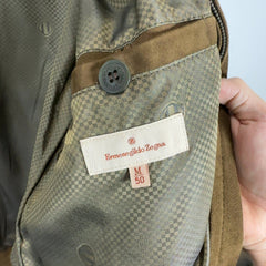 Zegna Suede Zip-Up Jacket