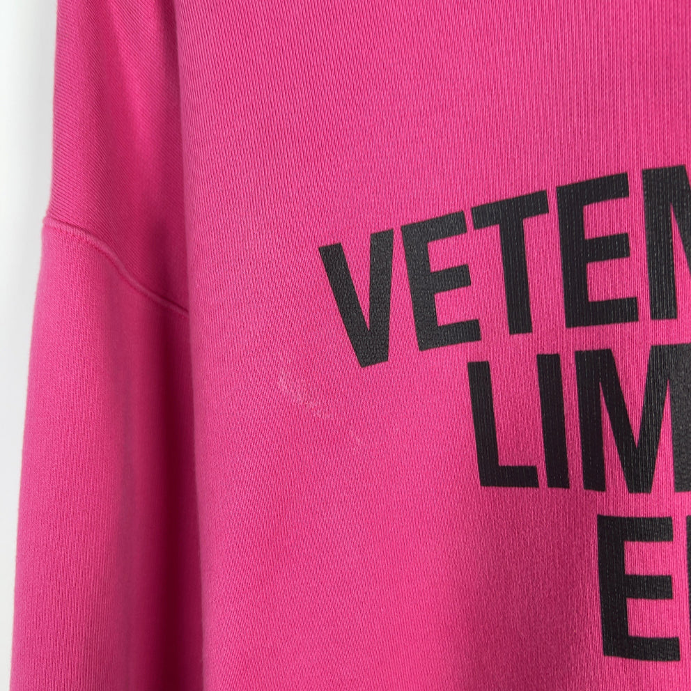 Vetements Limited Edition Graphic Hoodie