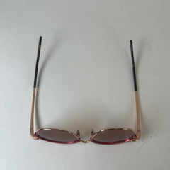 Pomellato Raspberry Wire Frame Sunglasses