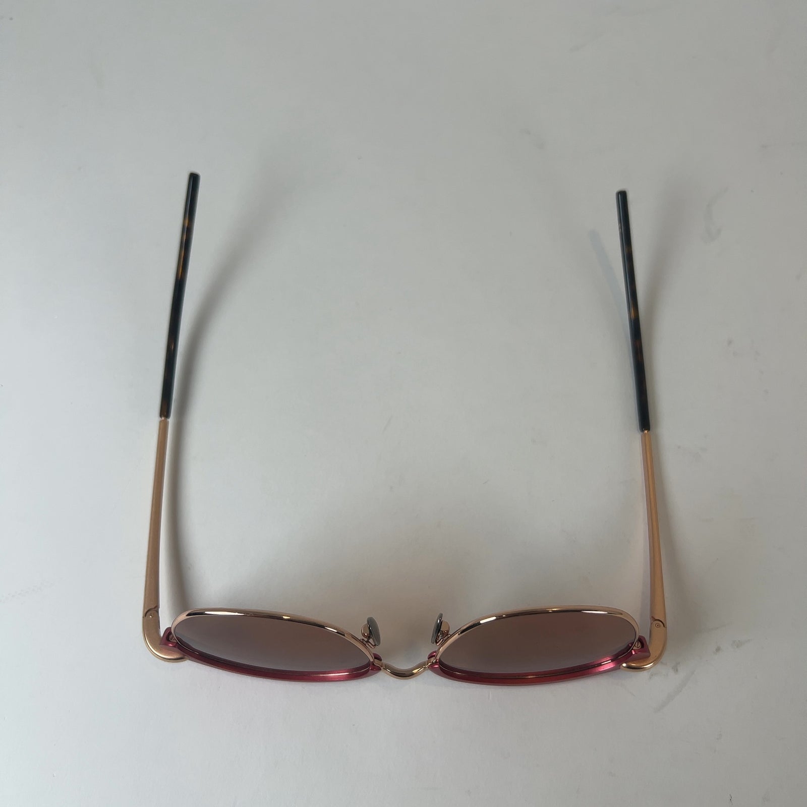 Pomellato Raspberry Wire Frame Sunglasses