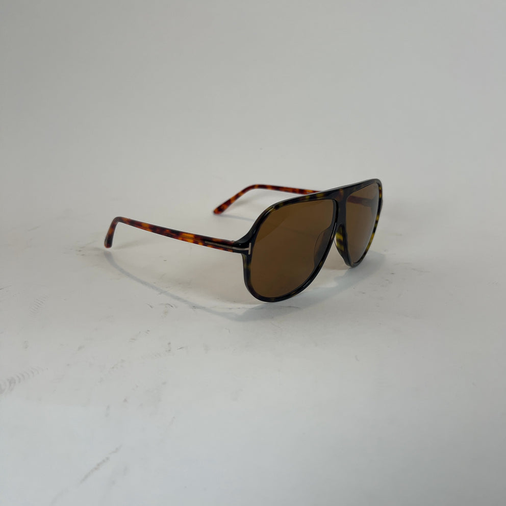 Tom Ford Tortoise Aviator Sunglasses