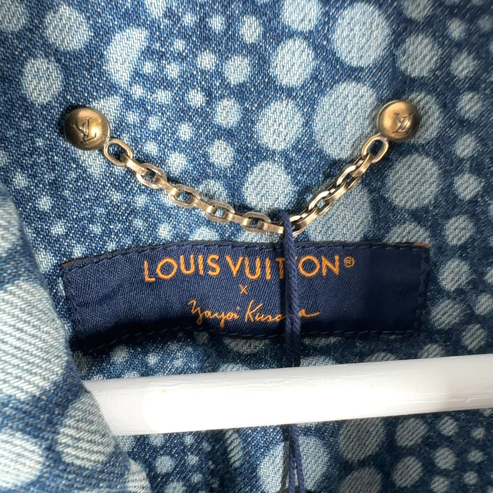 Louis Vuitton x Yayoi Kusama 'All-Over Pumpkin' Denim Zip-Up Jacket
