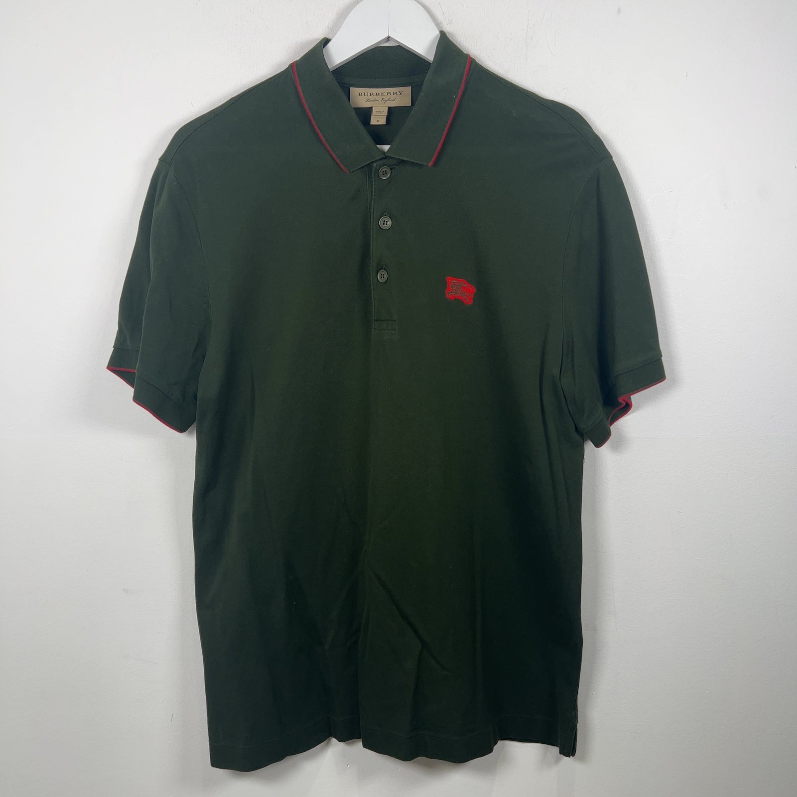 Burberry Embroidered Logo Polo