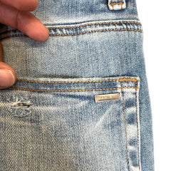 Amiri Rainbow Bandana Thrasher Denim Jeans