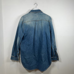 Burberry Shadow Logo Denim Over Shirt