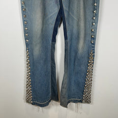 Gallery Dept Studded Rodman LA Flare Jeans Size 34