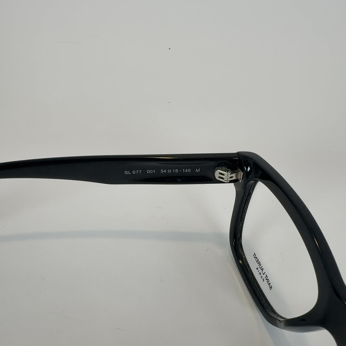 Saint Laurent Clear Lens Logo Glasses