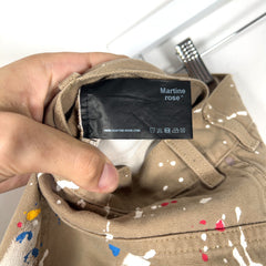 Martine Rose Paint Splatter Carpenter Pants