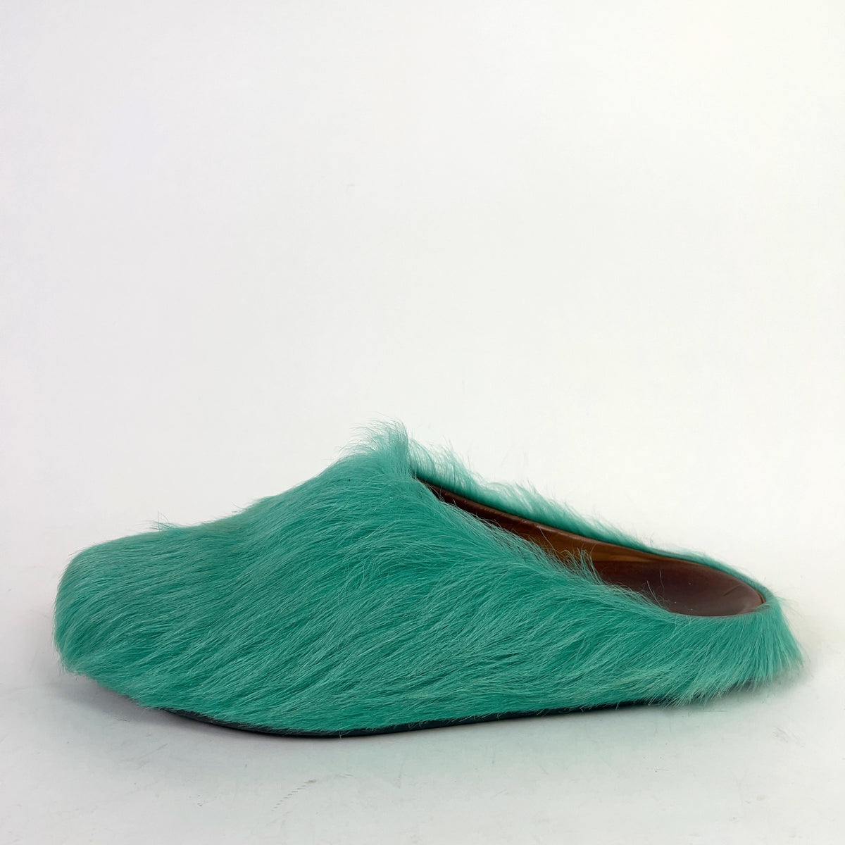 Marni Iris Blue Fussbet Sabot Mules