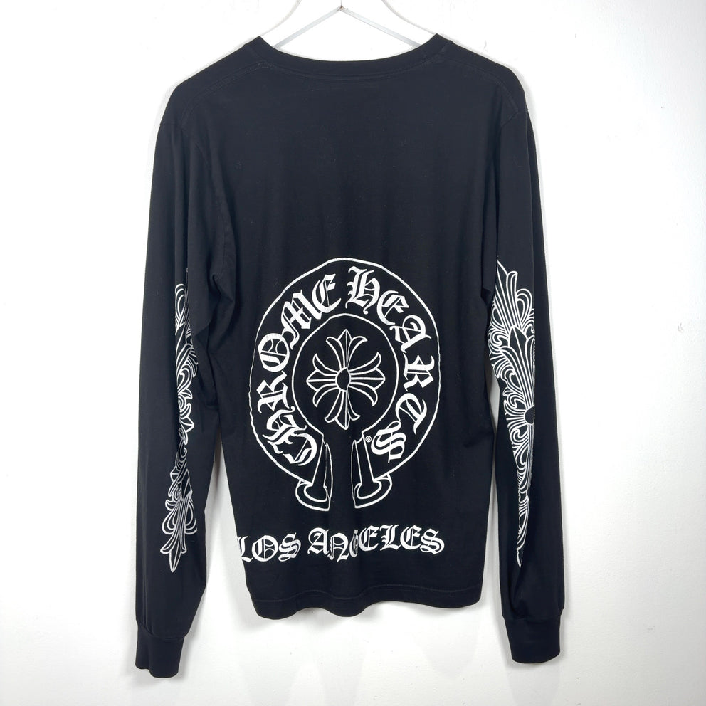 Chrome Hearts 'Los Angeles' Scroll Graphic Longsleeve