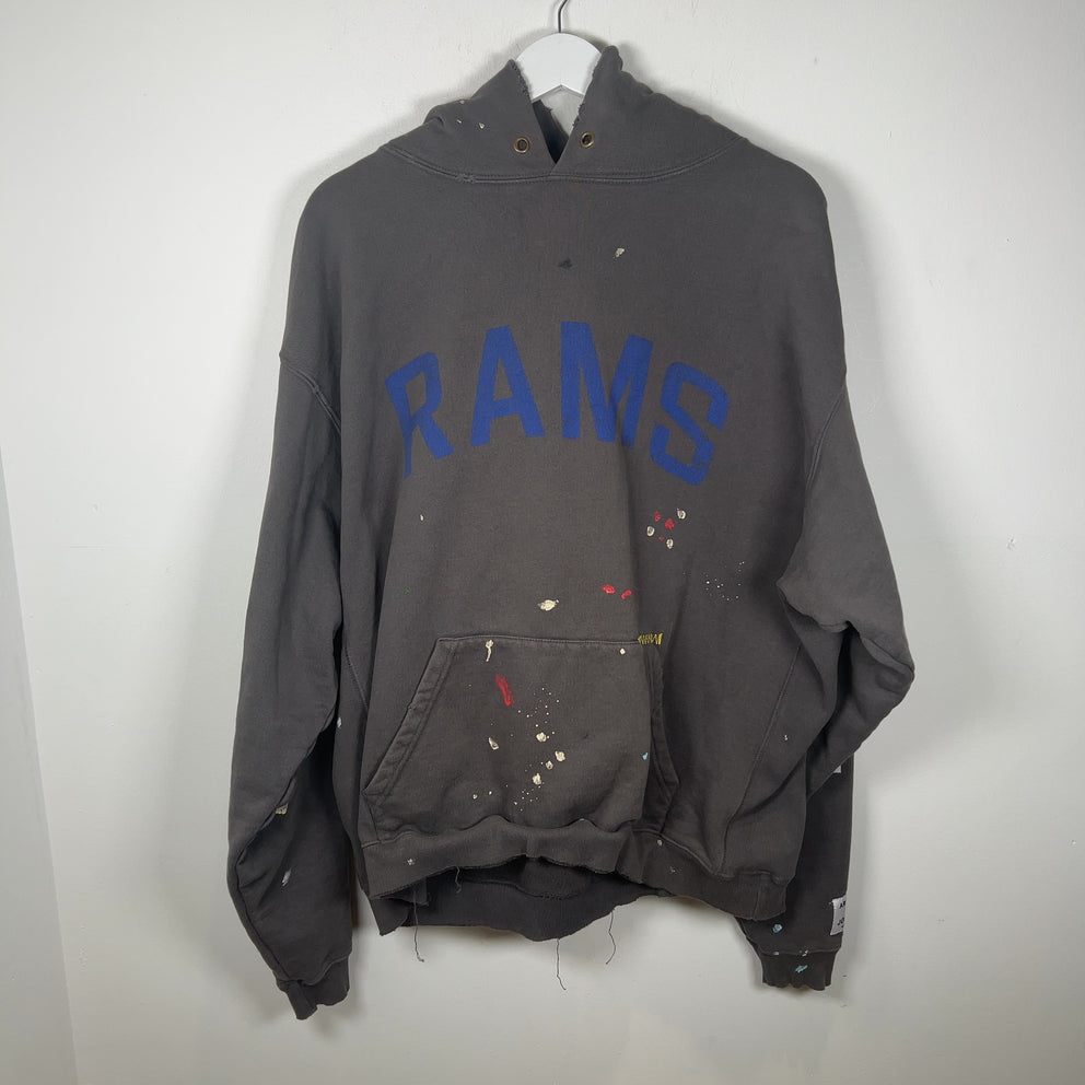Gallery Dept LA Rams Graphic Distressed Hoodie