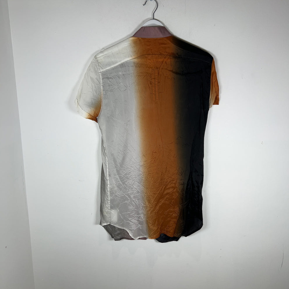 Rick Owens SS24 'Lido' Silk Degrade Button-Up Shirt