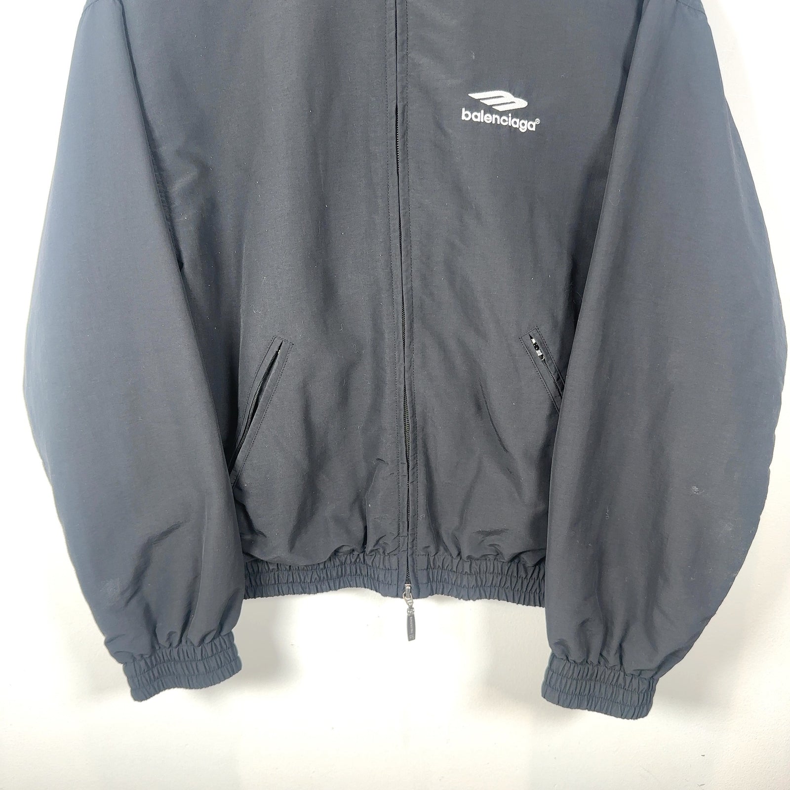 Balenciaga '3B' Sports Icon Nylon Track Jacket