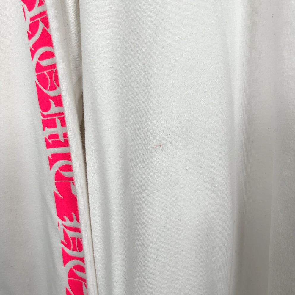 Chrome Hearts Pink Spell Out Logo Bar Longsleeve