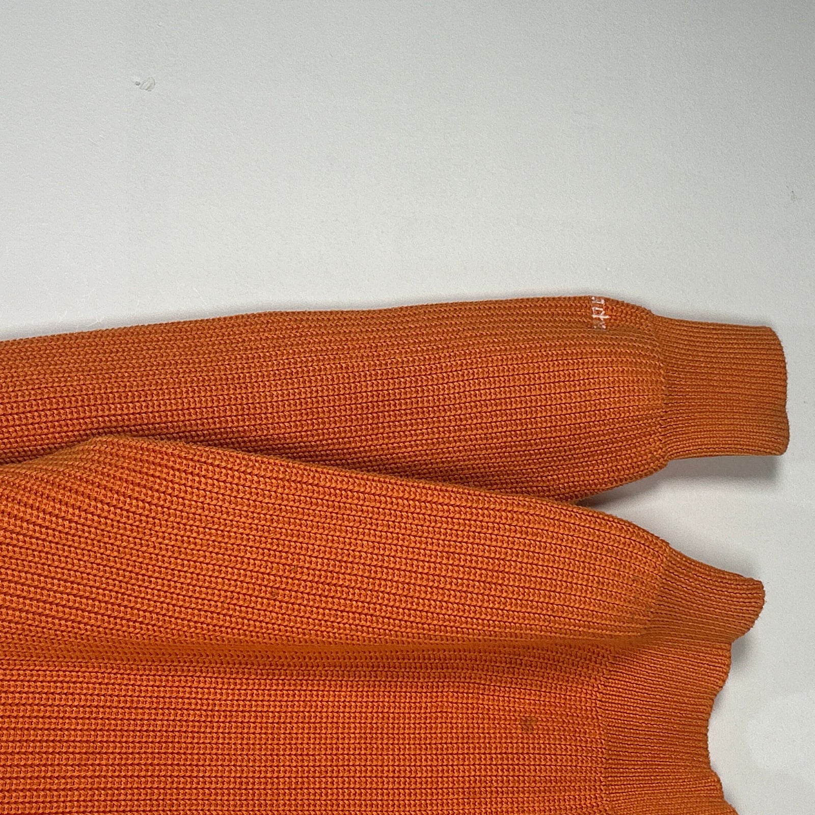 Supreme Creme/Orange Knit Sweater Size L